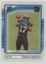 2024 Panini Clearly Donruss Rated Rookie Xavier Legette #66 1g2w