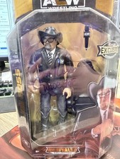 Jim Ross AEW Unrivaled Ringside Collectibles Exclusive Autographed Figure Sealed