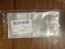 100 Ct 3 x 5” 1.5 MIL ULINE Resealable Bags S-11574 Seller Packaging Bags