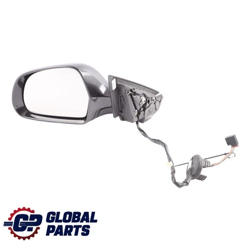 Audi A3 8P Wing Mirror Electric Outside Door Left N/S Lava Grey Pearl Effect Z7L