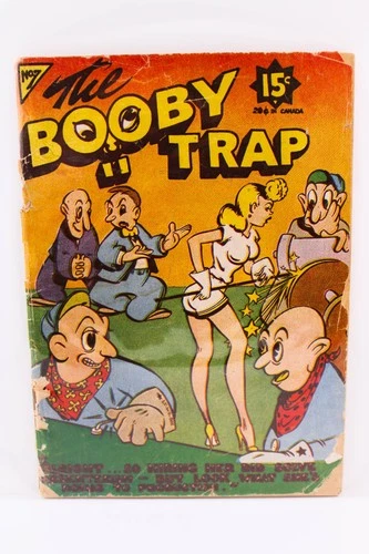 1945 BOOBY TRAP WW2 MILITARY COMIC BOOK #7