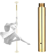 Yescom 262 mm Chrome Dancing Pole Extension for 45 mm Spinning Pole Steel Gold