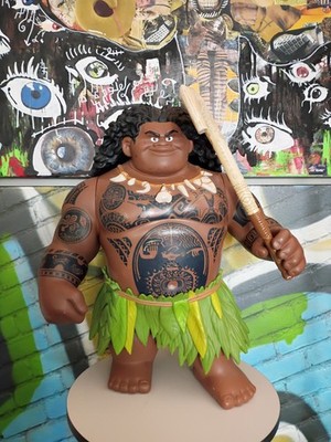 Disney Moana MEGA MAUI Talking Singing Doll 16'' Action Figure Toy With Hook