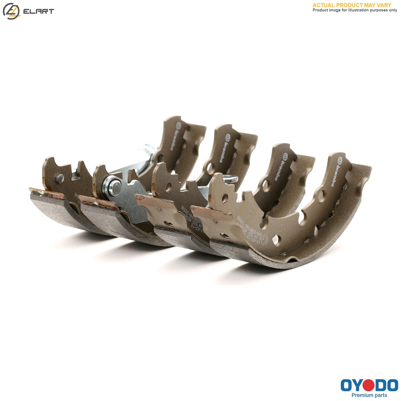 BRAKE SHOE SET 25H1057-OYO FOR NISSAN TIIDA NOTE MICRA/III/C+C K9K288/276 1.5L