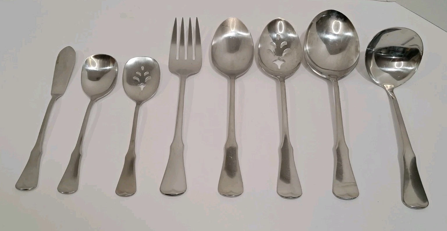 Oneida Community PATRICK HENRY 8 Serving Pieces Stainless Steel Flatware