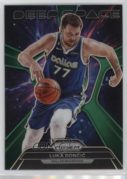 2023-24 Panini Prizm Deep Space Green Prizm Luka Doncic #6 3gq