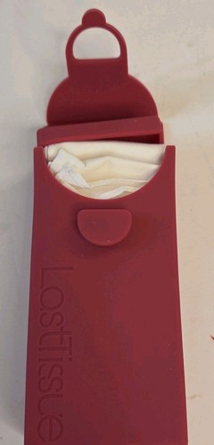 LastTissue Tessuti Organici Tascabili di LastObject Morbido Cotone Viso Riutilizzabile ROSSO - Foto 8 di 10