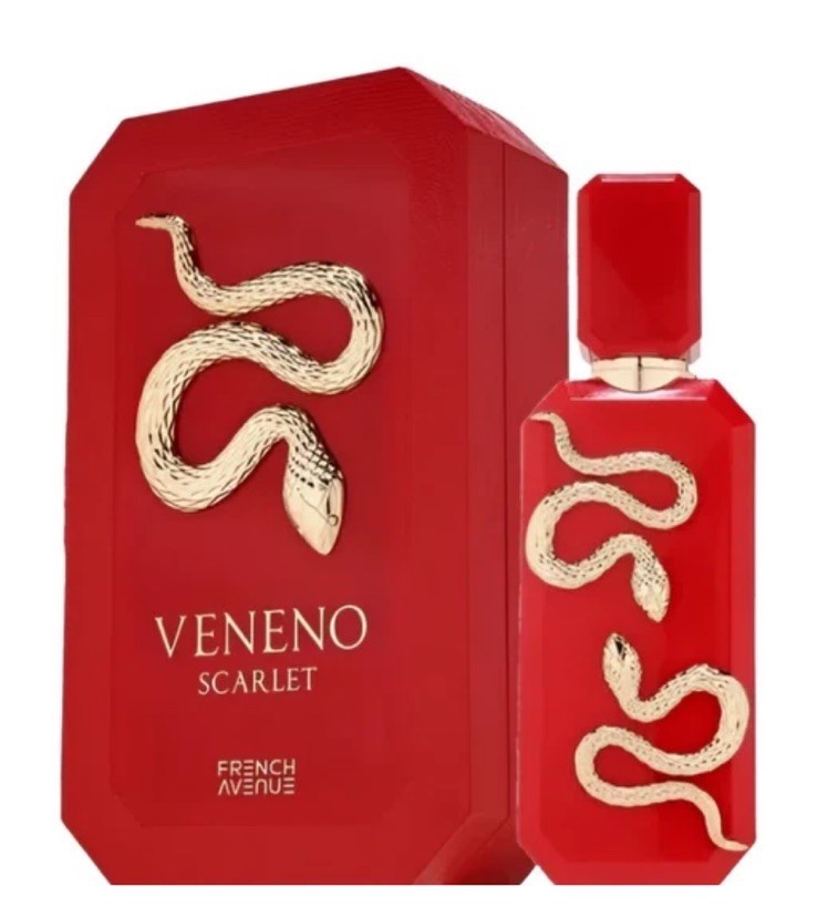 Veneno Scarlet Red  by French Avenue 100ml - Eau De Parfum EDP Perfume Fragrance