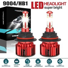 4-sides 9004 Hb1 Led Headlight Super Bright Bulbs 6500k 2500000lm Highlow Beam