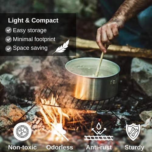 BeGrit Backpacking Camping Cookware Mini Picnic Camping Cooking Mess Kit - Picture 3 of 5