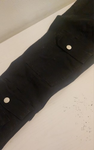 T & Y FASHION Girls Denim Black Pants Jean High Waist Cargo 8 POCKETS SZ 7/8 - Picture 13 of 13