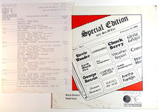 George Benson Westwood One Special Edition Sid McCoy 1980 Radio LP w/ Cue Sheets