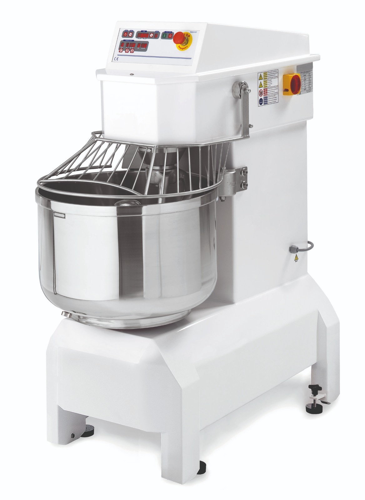 Doyon AEF035SP 77 qt Spiral Mixer with Fixed Bowl, 2-Speed, 120 lbs Dough Cap...