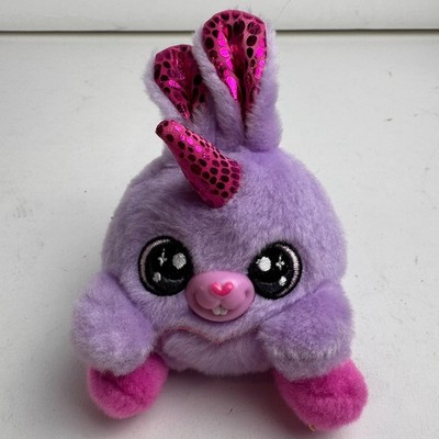 ZURU Rainbocorns Sparkle Bunny Rabbit Unicorn Mini Plush Animal Purple Pink