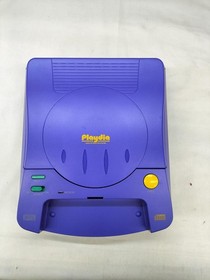 BANDAI Playdia BA-001 Console Complete in Box CIB Retro 8-Bit CD-ROM System