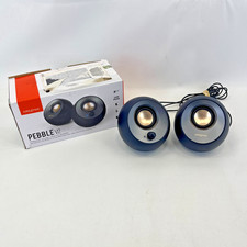 Creative Pebble V2 Minimalistic 2.0 USB-C Powered Desktop Speakers 3.5 in Black