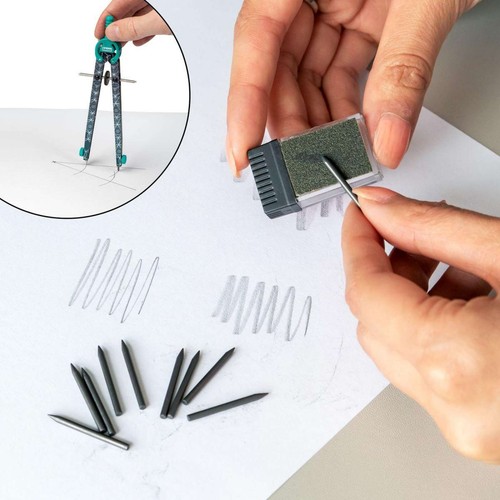 Idena Zirkel Minen für Dose mit Schleifpapier 10 Stück - 10549 - Bild 5 von 5
