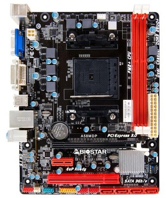 Biostar A58MDP Ver. 6.0/6.1 AMD A55 Mainboard Micro ATX Sockel FM2+  #305780