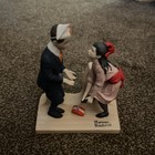 New Listing1980 Danbury Mint ~ The 12 Norman Rockwell Porcelain Figurines, "First Dance"