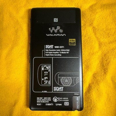 SONY Walkman NW-F887 64GB Evangelion Limited Edition SDAT Black Tested Rare