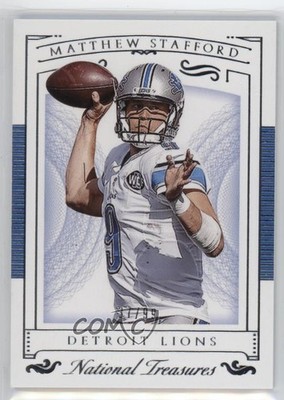 2015 Panini National Treasures 37/99 Matthew Stafford #70 0n57