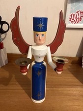 Lichterengel Holz Weihnachten Advent Deko Erzgebirge Engel