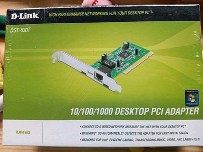 D-Link DGE-530T 10/100/1000 Desktop PCI Adapter New In Package 