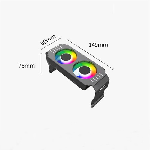 Heatsink Gaming Cooler Hydraulic Bearing For DDR4 DDR5 Memory Cooler - Zdjęcie 8 z 11