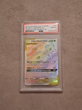 Carte Pokémon Celebi Et Florizarre GX 182/181 SL9 Duo De Choc Soleil Lune PSA 8