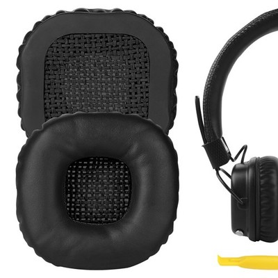 Geekria Protein Leather Ear Pads for Marshall Major Headphones (Black)