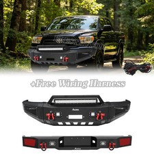 Aaiwa For 2000-2006 Toyota Tundra New Steel Front And Rear Bumper W Led Lights