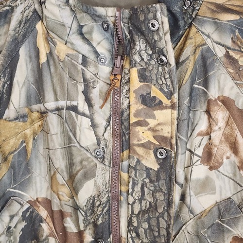 VTG Woolrich Jacket Mens XL RealTree Camo Hardwoods Reversible Hunting Coat - Picture 5 of 13