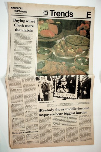 Kingsport Times-News Newspaper Nov 5 1980 Reagan Wins Big Historic - Picture 5 of 7