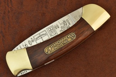 BOKER TREE BRAND SOLINGEN GERMANY WOOD PREMIUM LOCKBACK KNIFE 1979 CLASSIC 30183