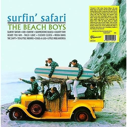 Beach Boys - Surfin Safari Numbered Edition Clear Vinyl - Vinyl Reco - G3Z-image