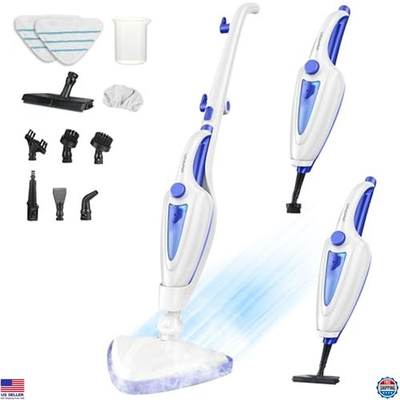 #ad #ad Sapphire 12 in 1 Steam Mop 15s Heat Up 1500W Cleaner 99.99% Stain Removal $174.98
