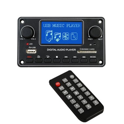 MP3 Player Decoder Board Digital Audio USB SD Bluetooth FM AUX Player Module