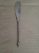 1 TABLE MANNERS Stainless Flatware TWISTED TEARDROP Butter Spreaders Knives