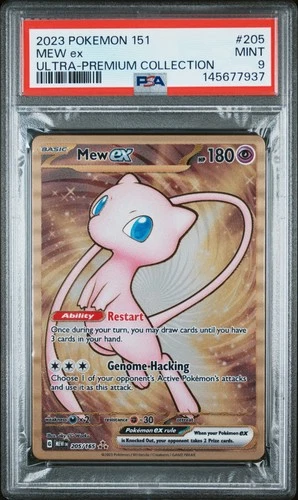 2023 POKEMON 151 ULTRA-PREMIUM COLL #205 MEW EX PSA 9