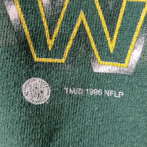 Vintage 1996 Green Bay Packers Brett Favre NFL Crewneck Sweater Size L ( YOUTH ) - Picture 5 of 21