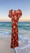 Lulus Wrap Style Maxi Dress 