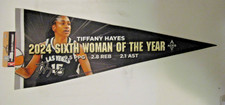 TIFFANY HAYES  #15 2024 SIXTH WOMAN LV ACES  SOFT FELT WALL PENNANT WNBA NEW