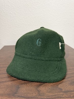 Vintage Conte of Florence Green Adjustable Hat Cap Made In Italy Size 59 Italian