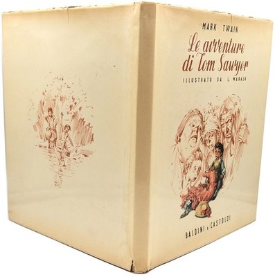 Bilderbuch für Jungen aus Sammlung DIE ABENTEUER VON TOM SAWYER Mark Twain