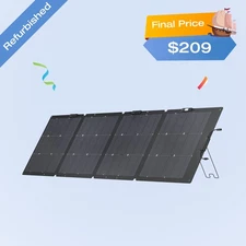 EcoFlow NextGen 220W Bifacial IP68 Portable Solar Panel Certified Refurbished
