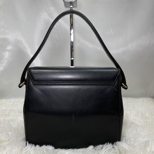 Rare Givenchy 4G Logo Black Leather Mini Top-Handle Bag 19x17cm - Picture 2 of 11