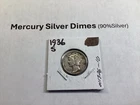 1936 S Mercury Silver Dime in Fine Condition from San Francisco  011326 10e
