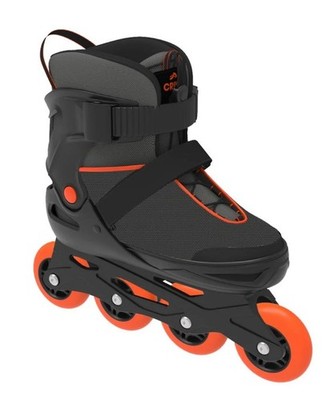 CRIVIT Inline Skates Inliner Softboot SCHWARZ ORANGE Gr. 37-41 verstellbar