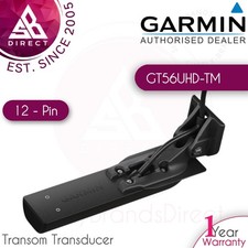 Garmin GT56UHD-TM Transom Mount Transducer - 12-Pin│High Wide CHIRP│455/1000 KHZ