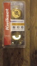 Kwikset Double Cylinder Deadbolt Polished Brass Gold Certified Security